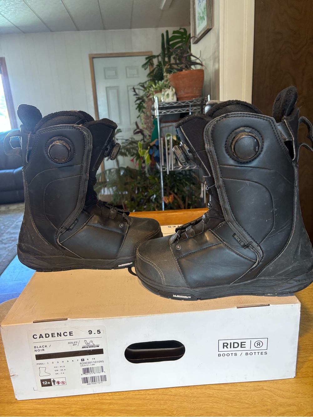 RIDE Cadence Snowboard Boots 9.5